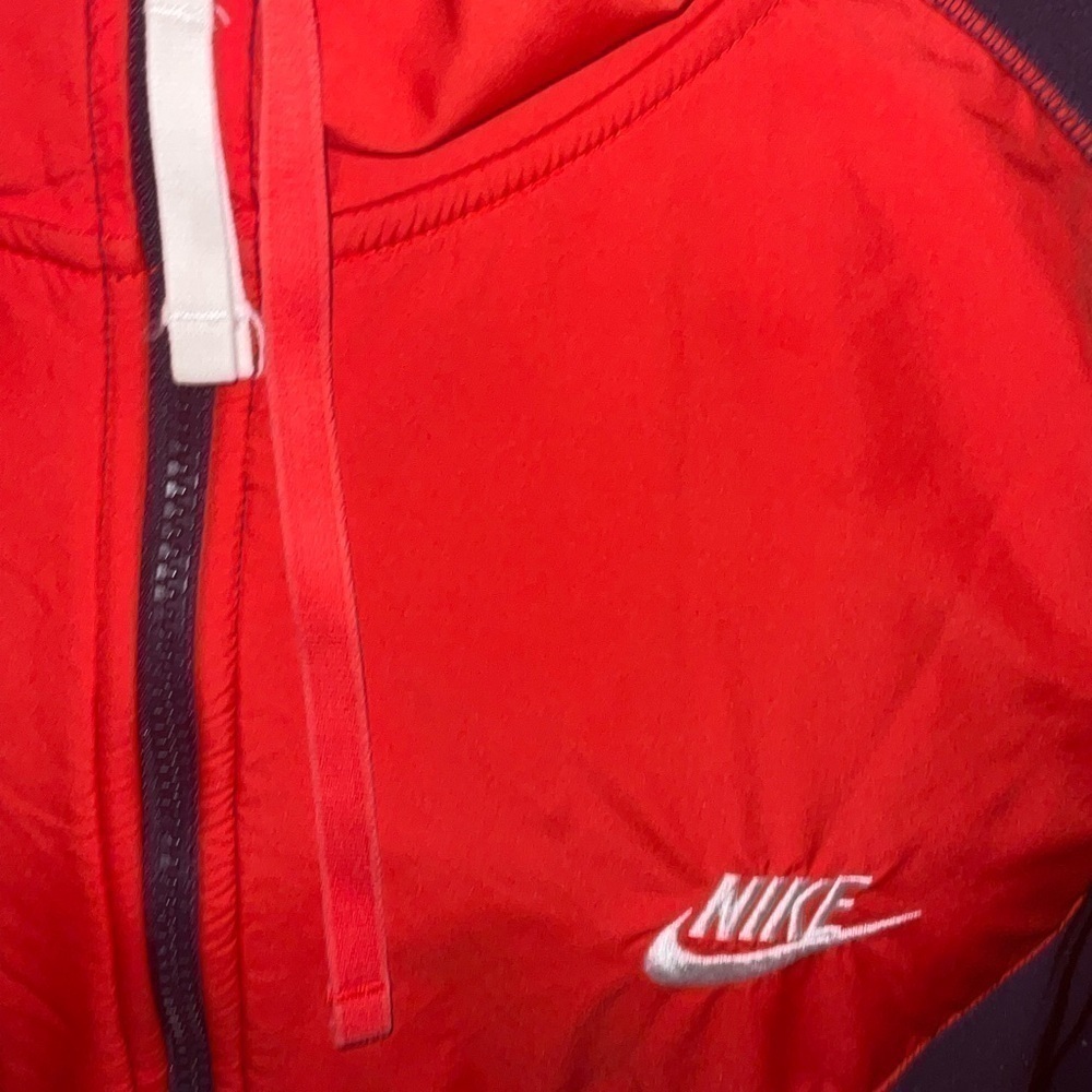 Nike NSW Polar Fleece Wind-runner 929114 451 Navy/White-Red New Men's Size 2XL - Picture 4 of 8